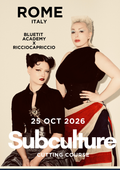 Blue Tit Academy's Full Day Subculture Cutting Course - RiccioCapriccio, Rome